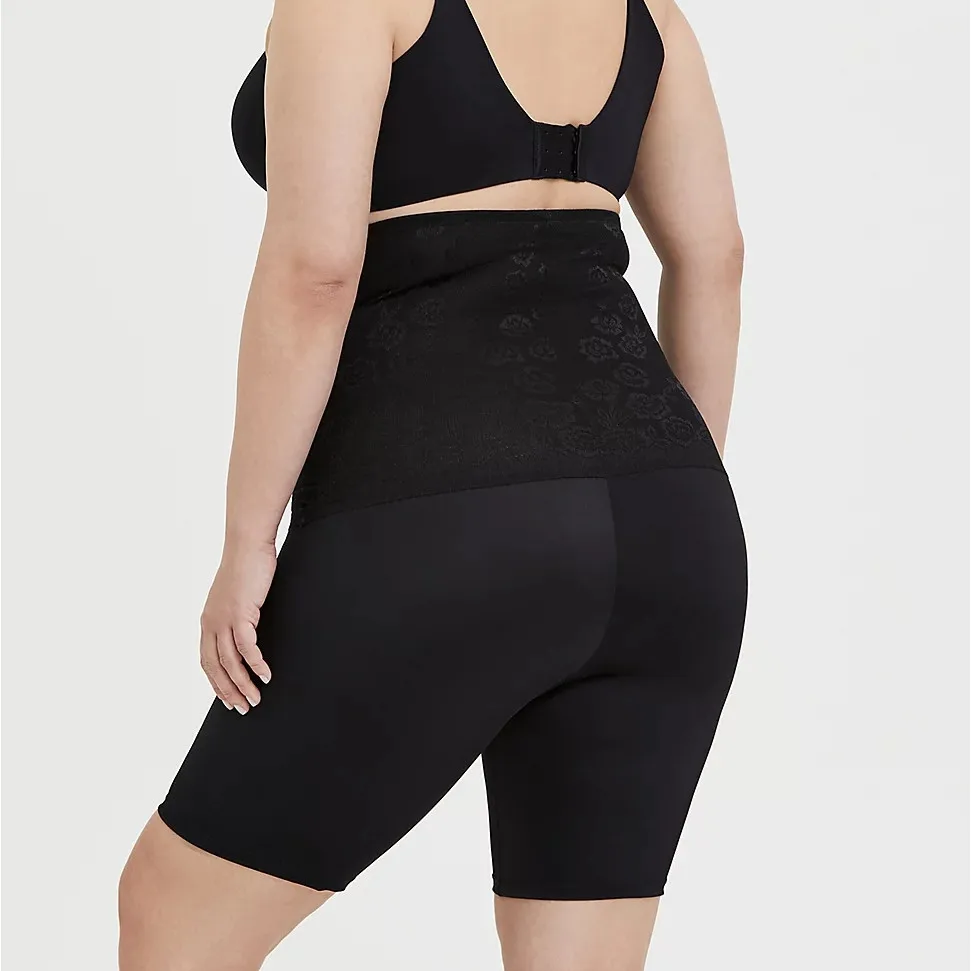 OEM ODM женские шорты из микрофибры для беременных разглаживающие короткие трусики до середины бедра с высокой талией