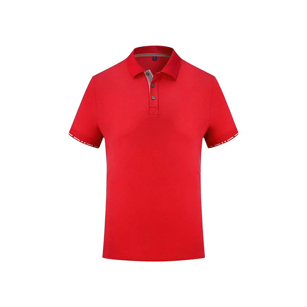 China produces a batch of high-quality cotton polo uniform polo shirts for adult teams