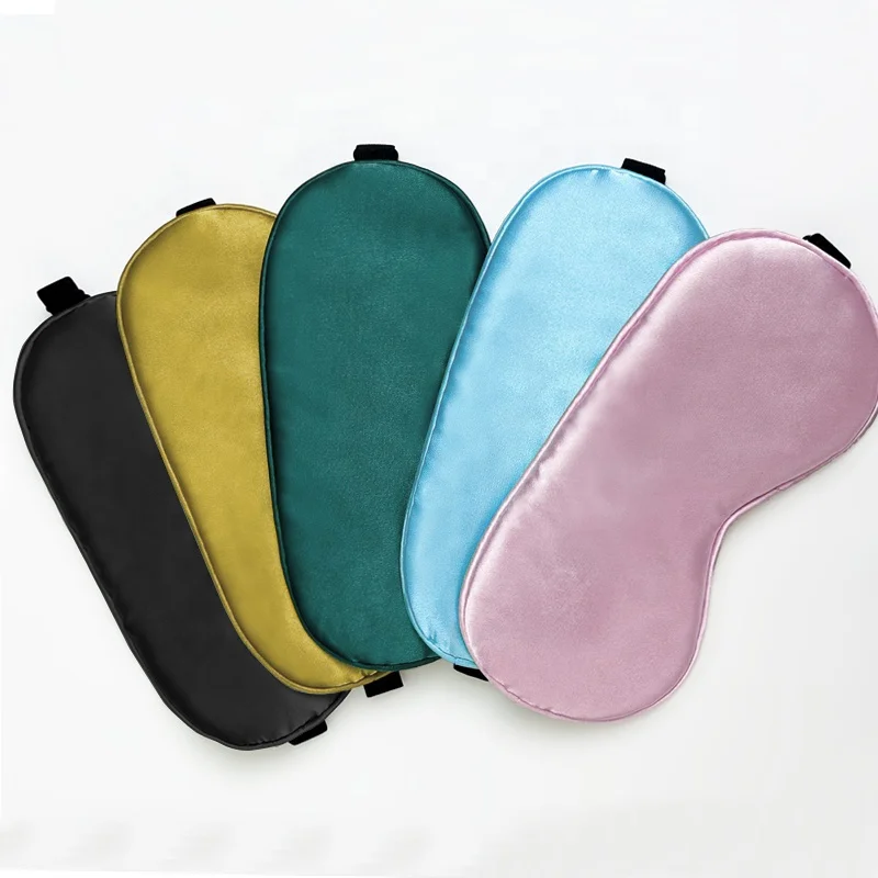 Silk Pillowcase Sleep Mask Silk Eyemask Set Travel Comfortable Luxury Silk Eye Mask