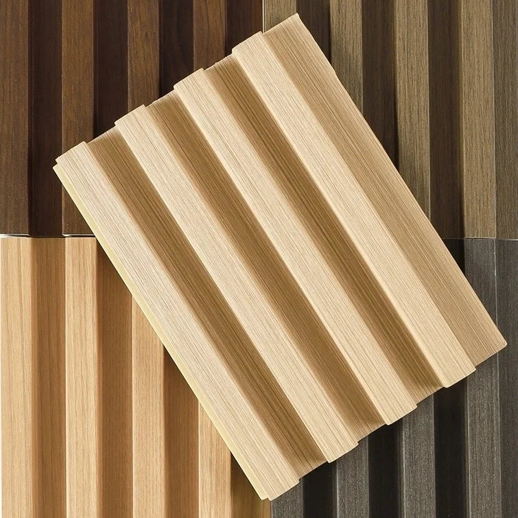 High quality waterproof WPC wall panels wooden color composite WPC wallboard for building decoration