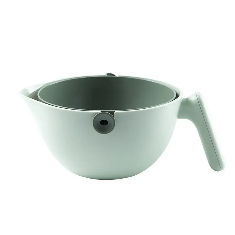 Portable Kitchen Strainer Drain Basket PP Made Washing Rice Fruit Vegetables Pasta Free Colador Colander Passoire 2 1 Filter