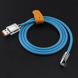 540 degree Magnetic 3in1 fast charging cable rotate magnetism data line magnet 5A fast charging data cable