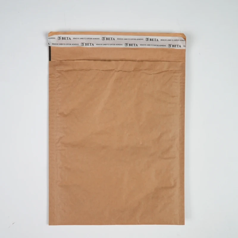 4x8 Biodegradable Bubble Mailer Mailing Bags Kraft Paper Bubble Mail Bag Padded Packaging Wrap Envelopes Express Bag