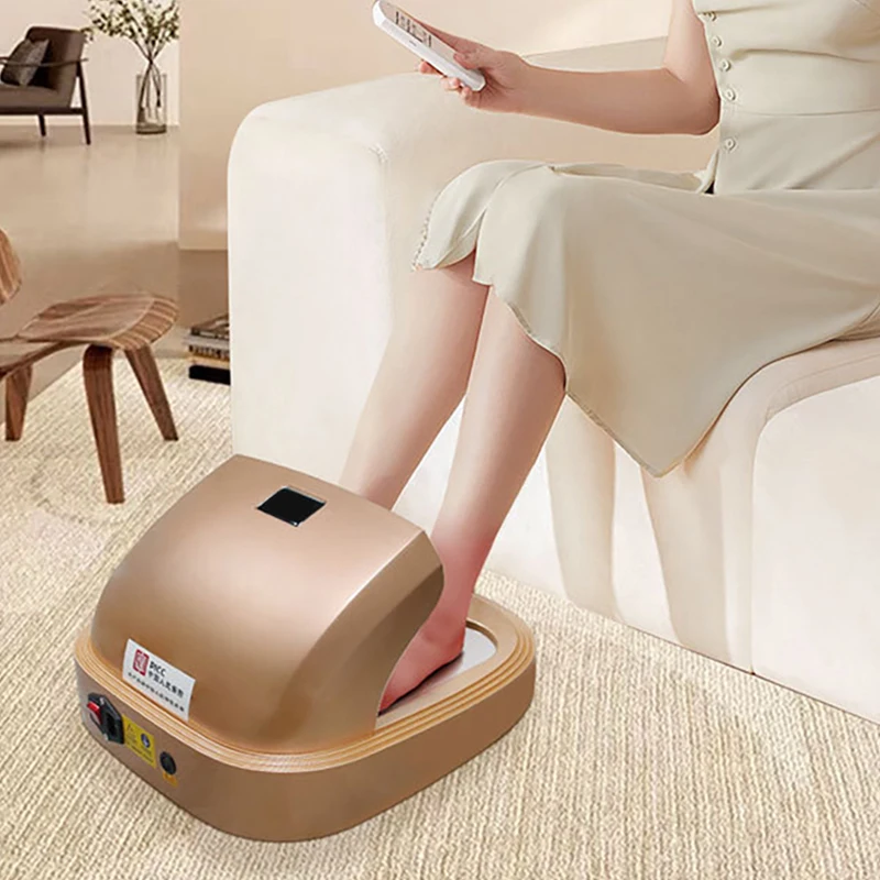 Terahertz Moxibustion Light Therapy Foot Massager Wireless Remote Control Electric Blood Circulation Foot Massager Machine