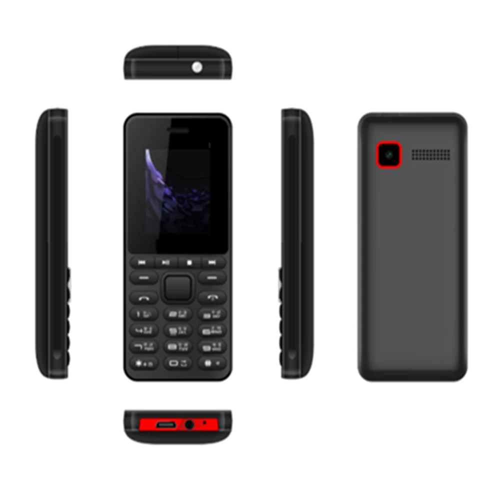 Factory Hot Sale Black GSM OEM ODM Manufacturer Ultra Cheap Senior 2G Mobile Phone