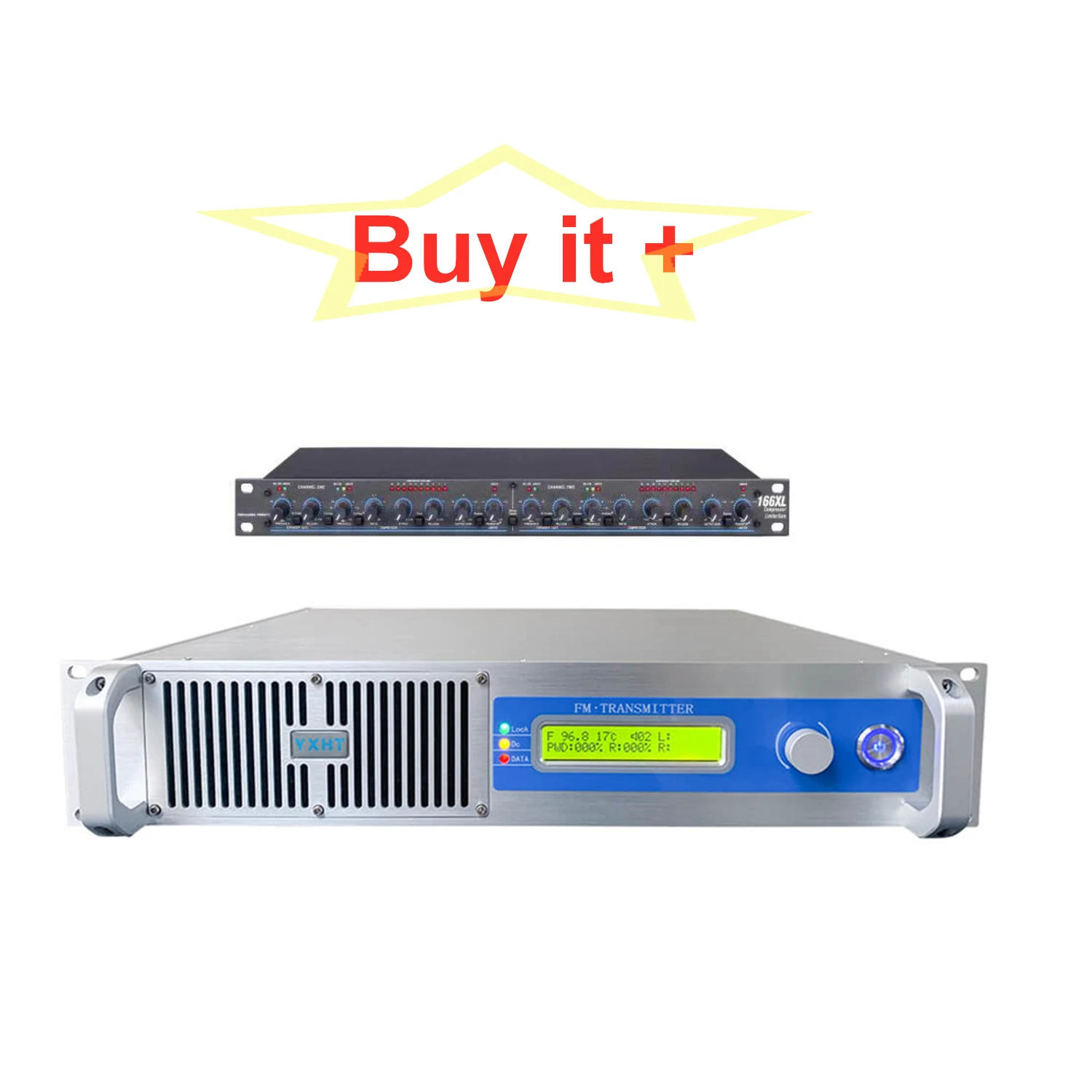 Warranty: 6 years- YXHT 1000w 1kw Fm Broadcast Transmitter With Audio Processor Pressure Limiting Device For Fm Radio Station