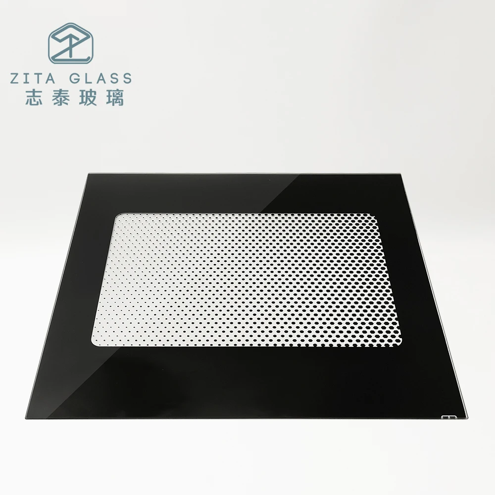 Wholesale Custom Glass Home Kitchen Appliance Accessories Coated Low E Tempered Glass for Microwave Oven Door