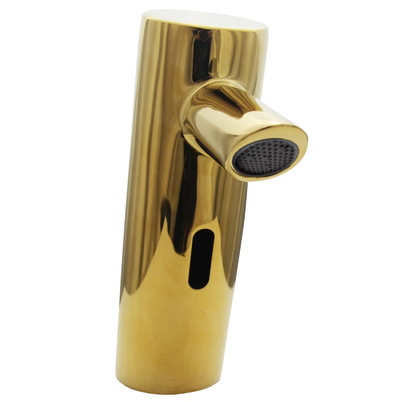 2020 Excellent quality and fashion cheap cheapest price pillar cock gold/matt black sensor faucet