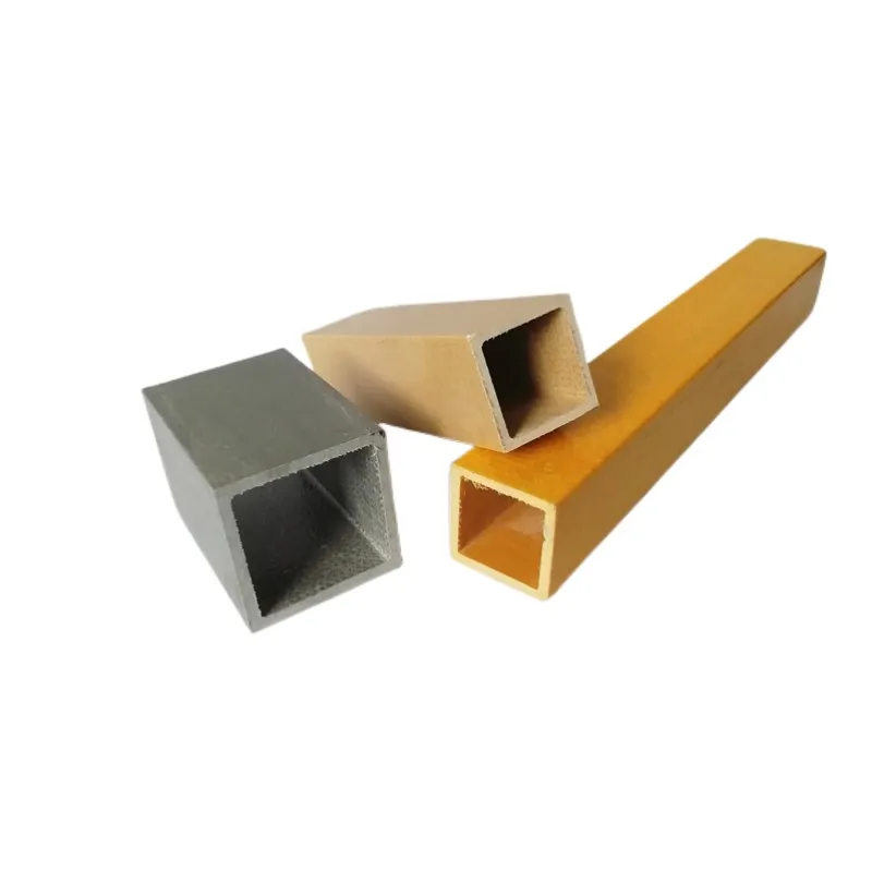 FRP Rectangular Fiberglass Tubing durable glass fiber Pultruded Fiberglass Channel