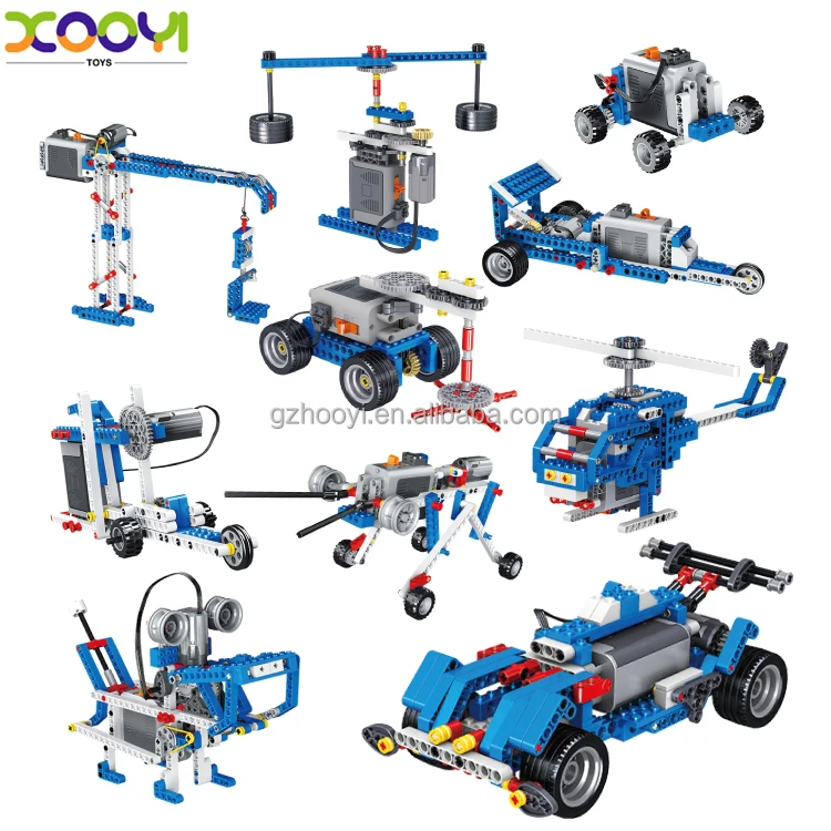 10 in 1 STEM Toys Kit Building Toy for Kids Soft TPR Take Apart Building Blocks Learning Set