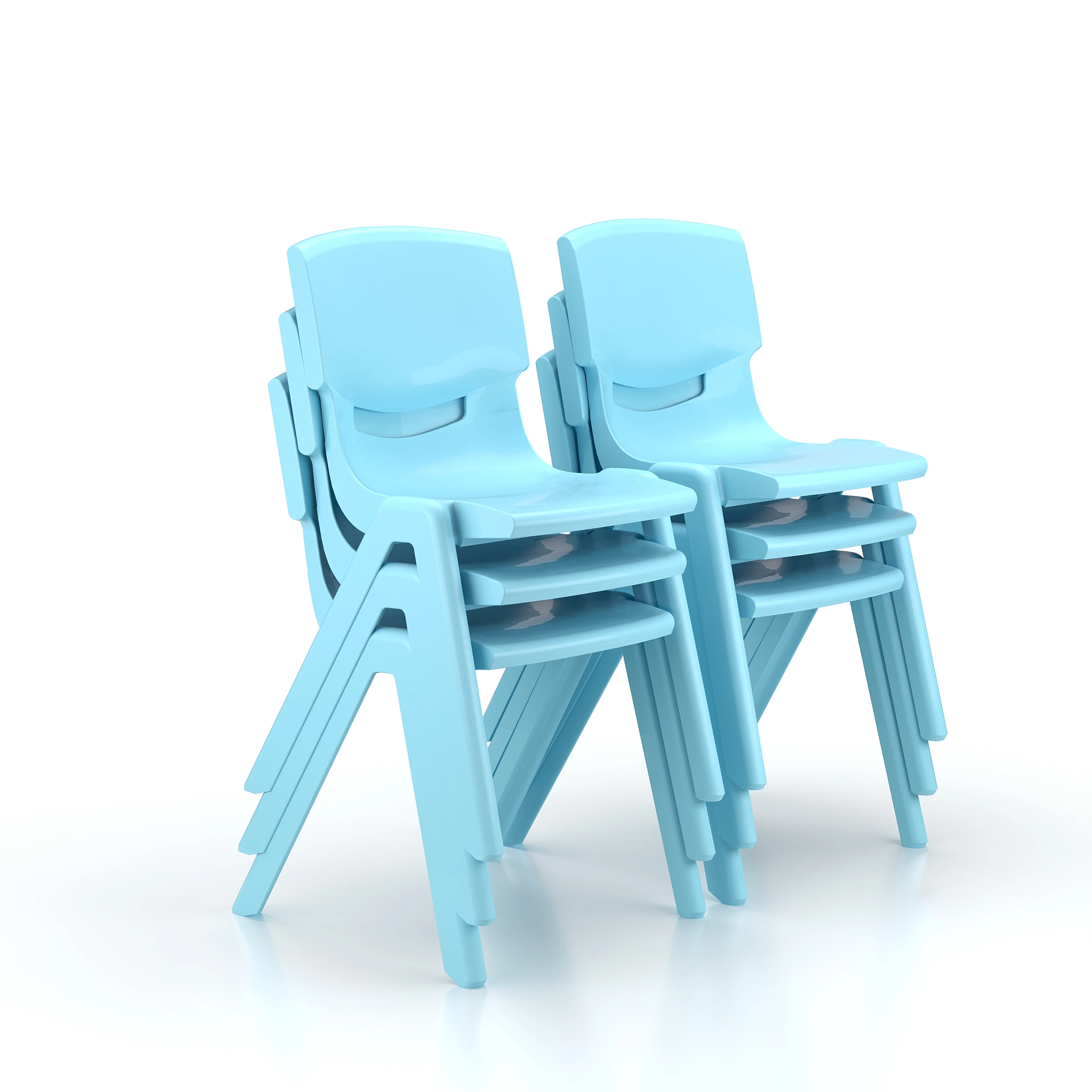 Plastic Colorful Table and Chair Children Furniture Sets Kindergarten Nursery School Classroom