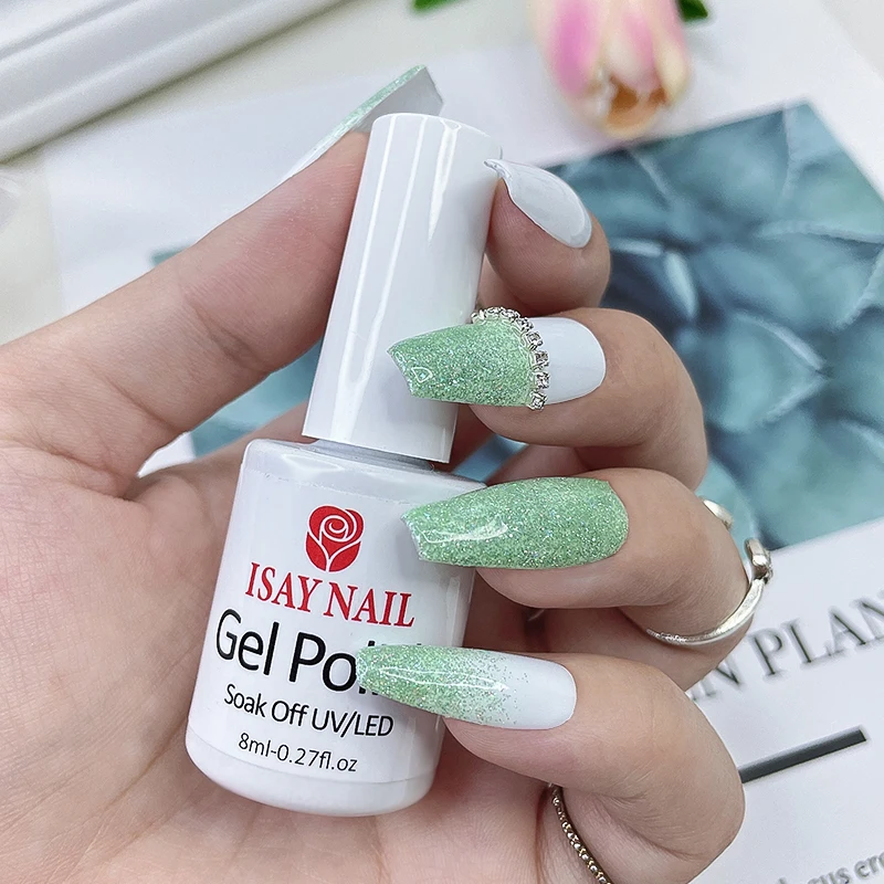 Factory custom logo private label 15ml uv colors cat eye led nails color set french style rubber base top coat gel nail polish