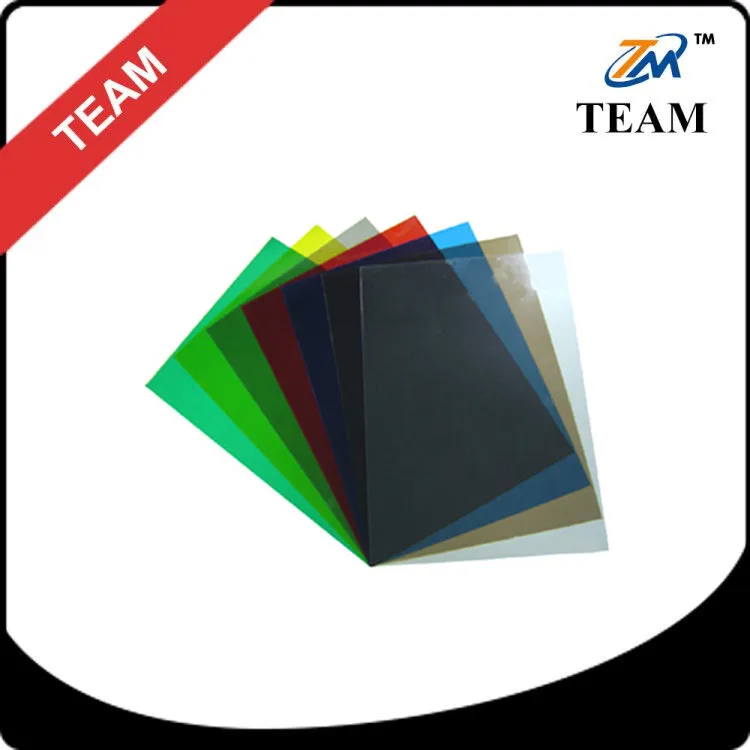 
PVC binding cover transparent colour pvc plastic cover A4 PVC BINDING COVER 
