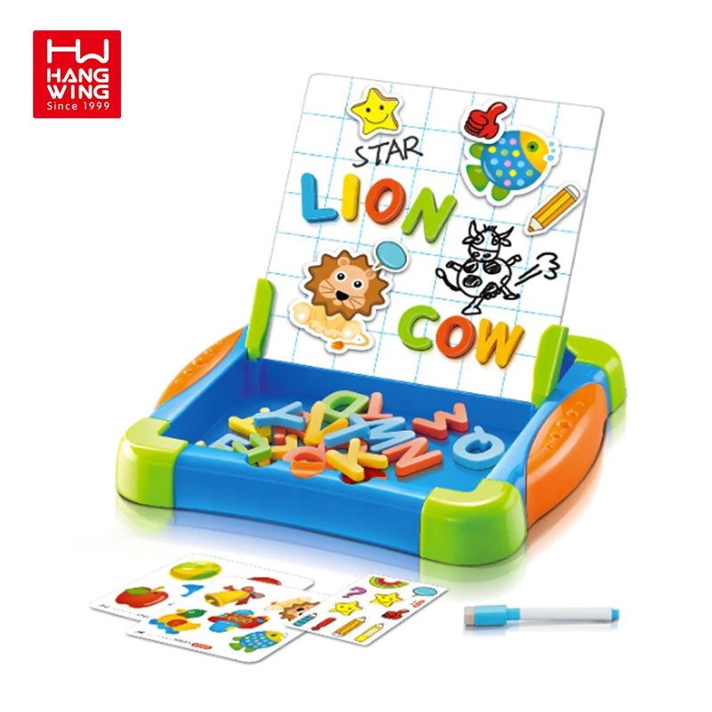 HW игрушки магнитная доска чехол для обучения словам мольберт