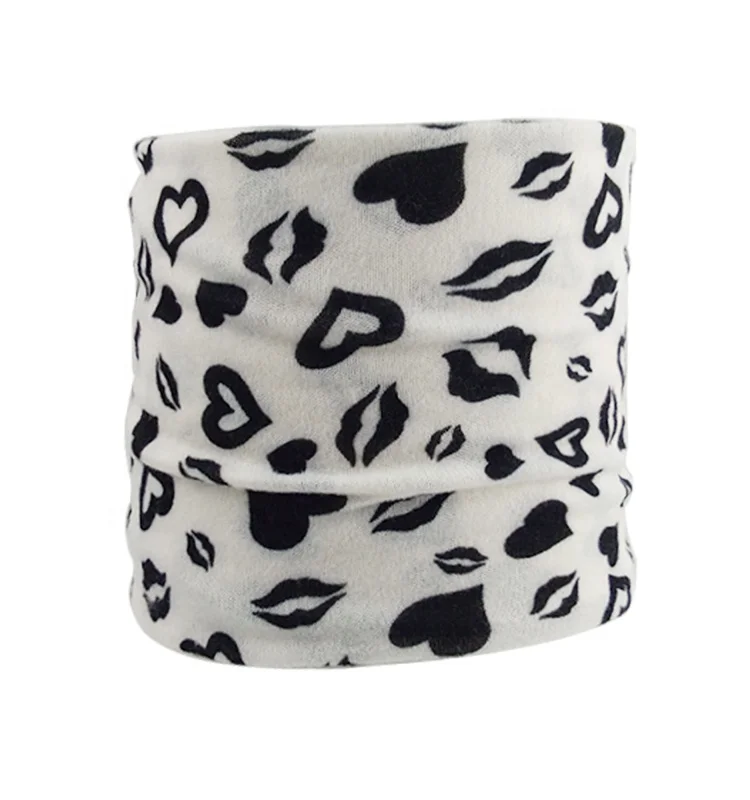 Multipurpose Custom Logo Design Seamless Outdoor Sports Unisex Scarf Winter Neck Warmer