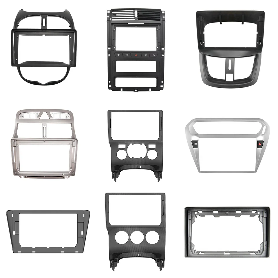 Car multimedia frame for Samand Soren 9 INCH touch screen navigation panel radio frame android radio car dvd player frame