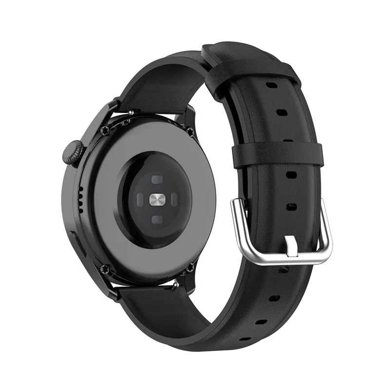 22 20mm Leather Strap for Samsung Galaxy Watch 3 41 45mm Galaxy Watch 42mm Bracelet For Huawei Watch GT2 46mm Replacement Strap