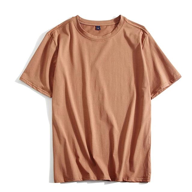 cotton bamboo spandex oversize blank t-shirt