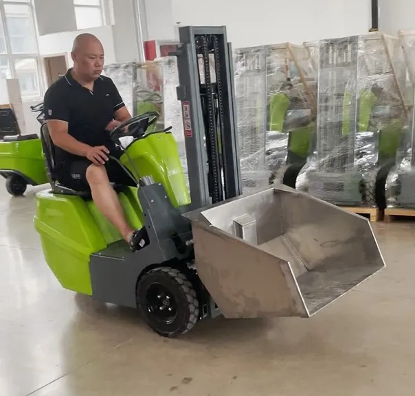 little electric forklift load 500kg for oil drum lift