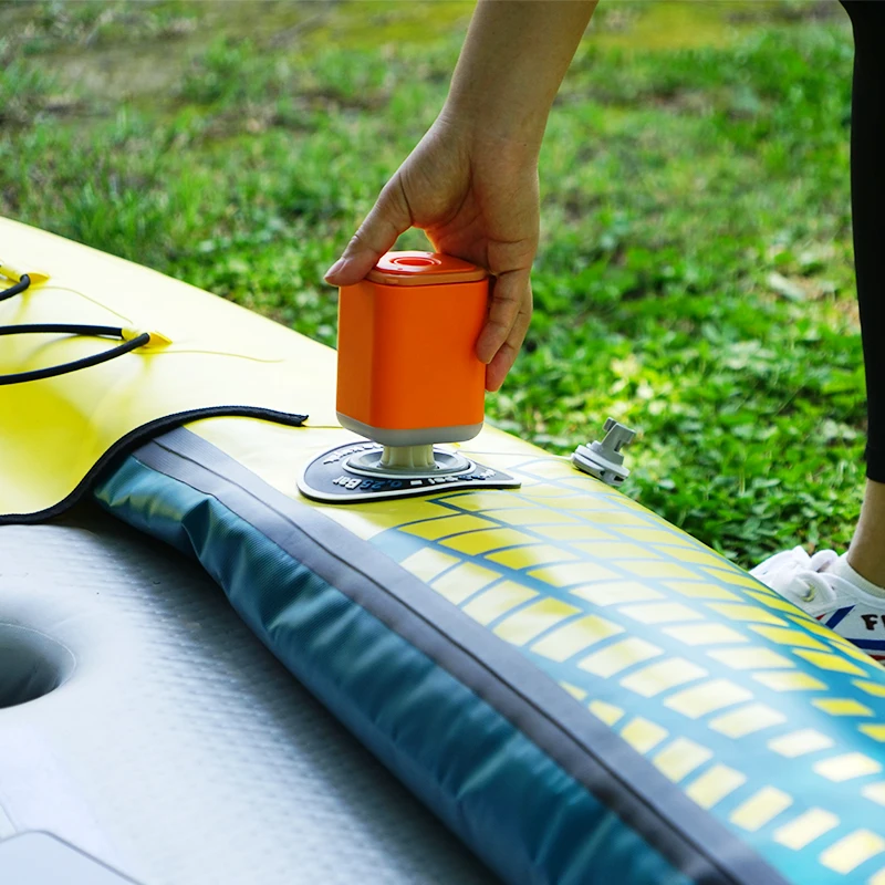 Neokudo Electric Air Pump Efficient Mini Brushless 4000mAh Battery Tiny Pump Inflatable fishing kayak Camping TENT Mattress