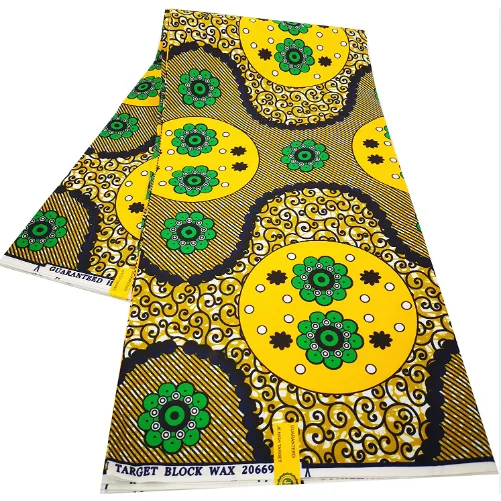 New Design Colorful Kente and Hitarget Real Wax Fabric African Wax Prints Ghana Style Wedding Fabric