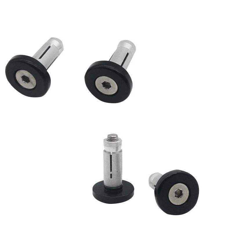 Factory Cheap Dirt Bike Motorcycle Accessories 2 Pieces Aluminum Alloy 22mm Handlebar Grip Plug Handle Bar End Caps