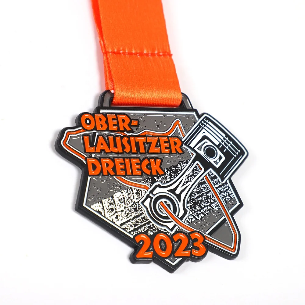 Factory Direct Custom A Day In The Zoo Enamel Metal Medal With Ribbons