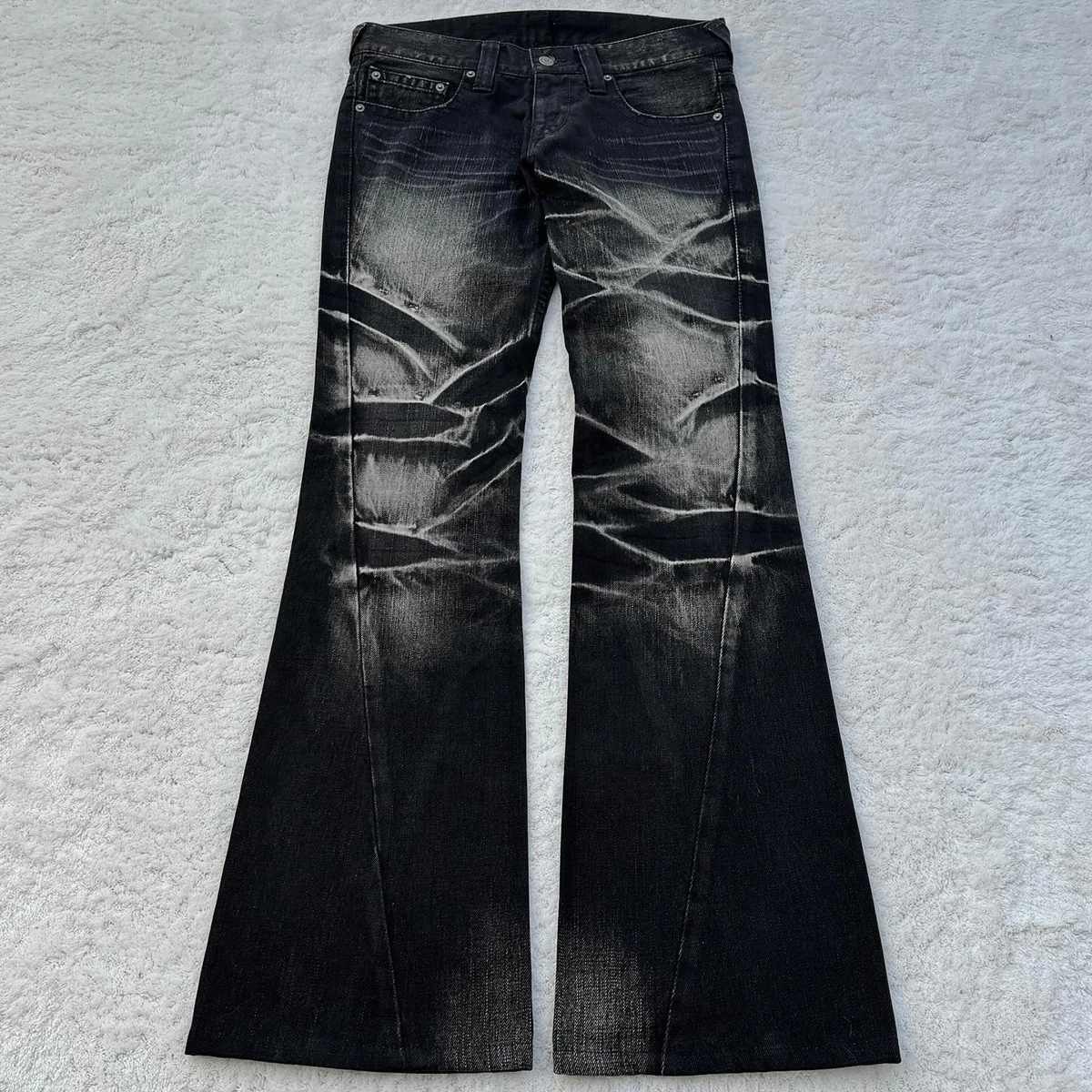 Special washing process baggy jeans men hombre custom baggy flared jeans denim stack jeans manufacturer denim men