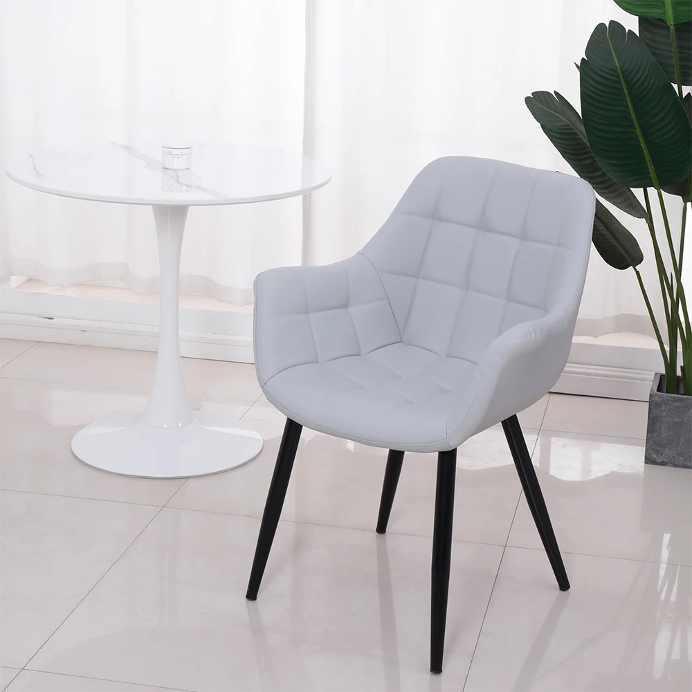 Soft upholstered kitchen chair fabric dining chairs modern luxury manufacturer