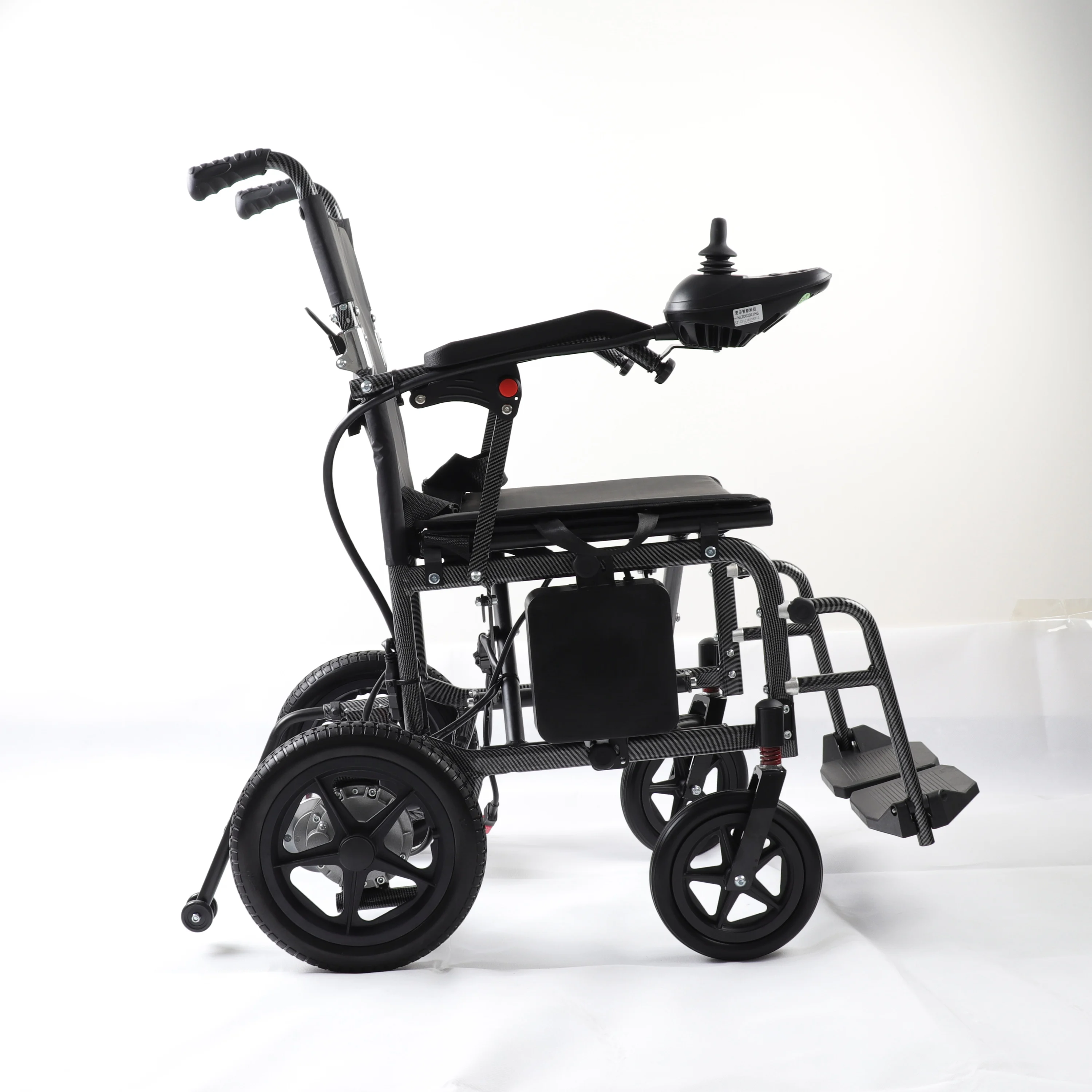 19kg Electric aluminum lightweight foldable wheelchair for the disabled power folding wheelchair
