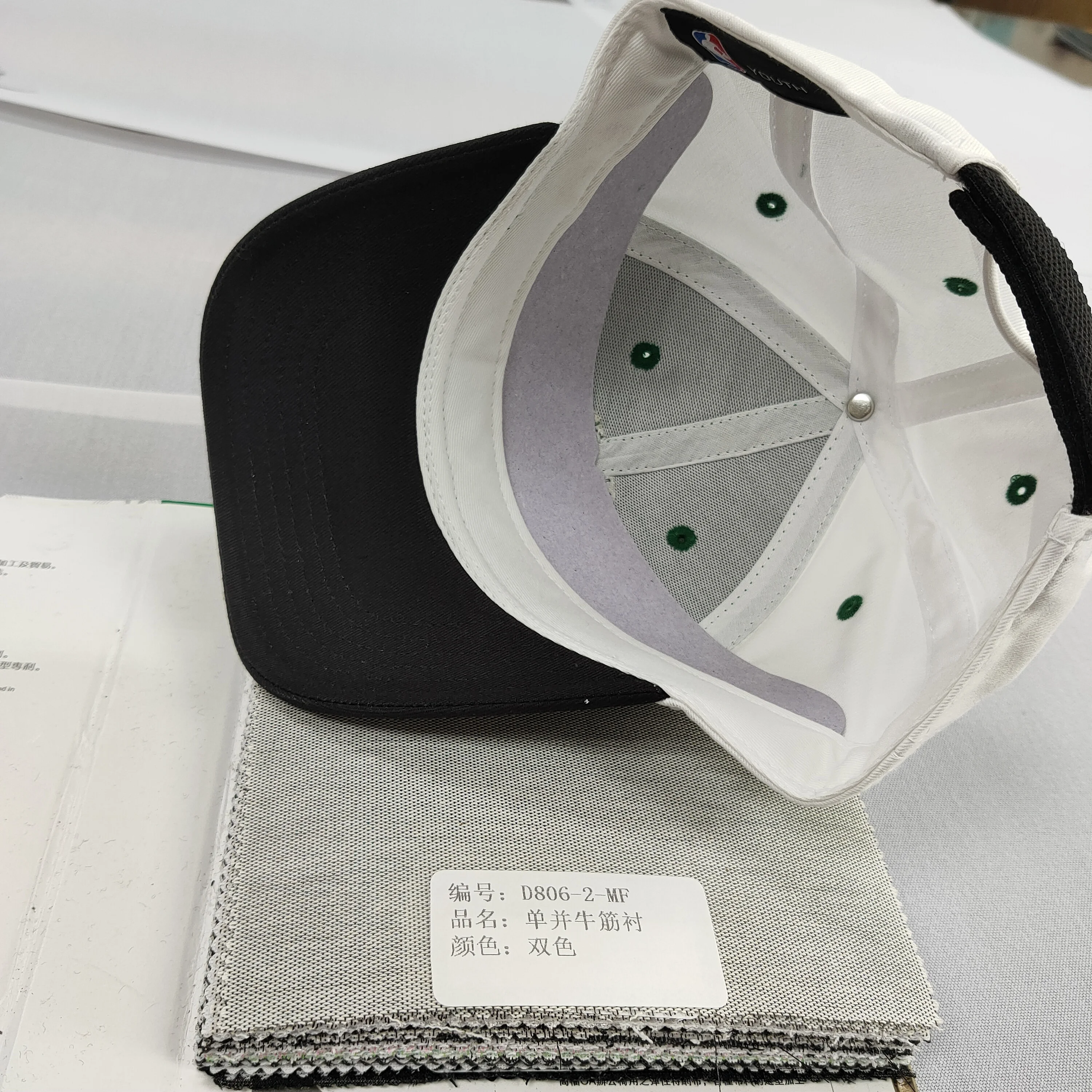 fusible woven mono interlining for the caps and hats