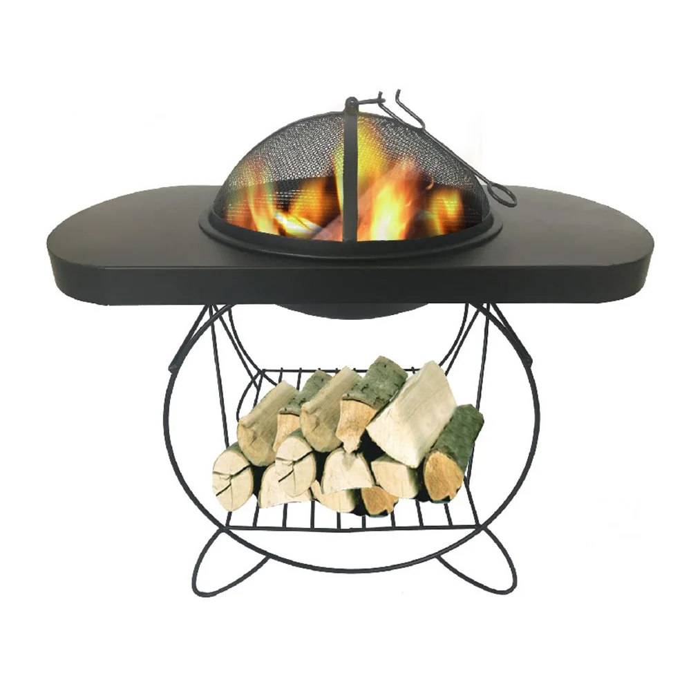 Nice shape style wood burning garden metal patio heater portable fire pit