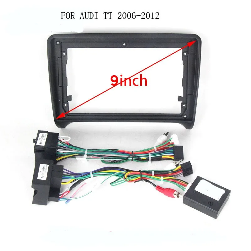 FOR audi TT  Car Dvd Player Frame  Car Video Panel Stereo Interface Navigation Frame+can bus+cable