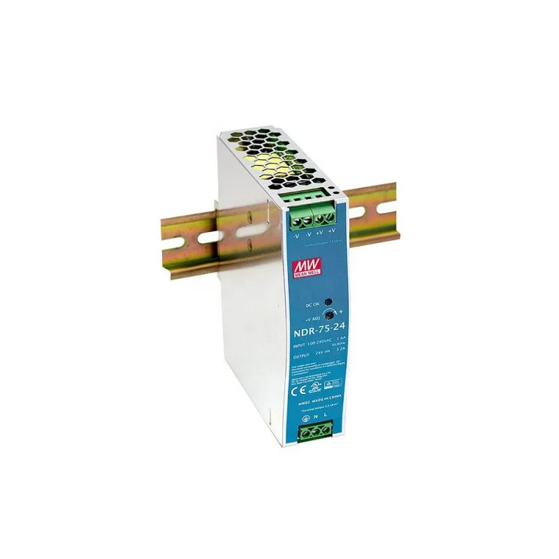 Original MEAN WELL EDR-75-48 75W Single Output Industrial DIN RAIL