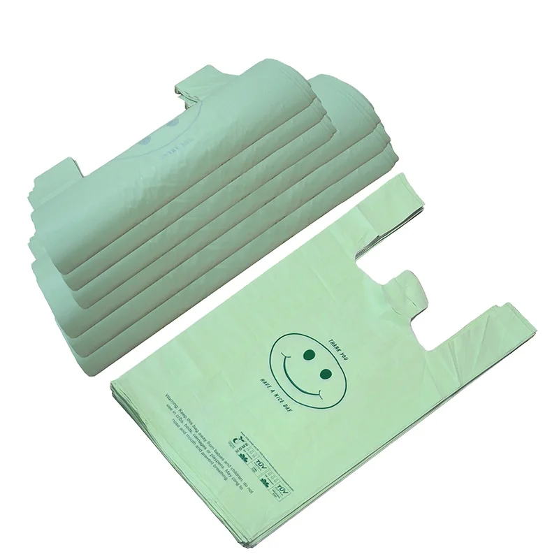 Excellent custom Plastic Shopping bag Tote bag Plastic Thank You T-Shirt Bag