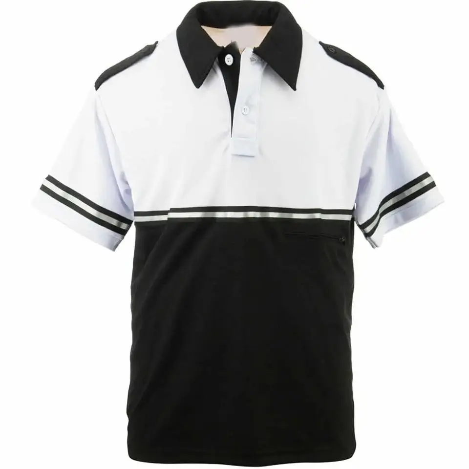 2023 Professional High Visibility P0LICE Shirt Security Uniform Reflective Polo Shirt