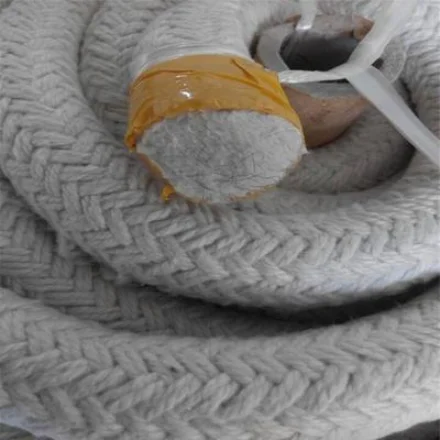 High Temperature Braided Ceramic Fiber Packing Rope for Gland Sealing