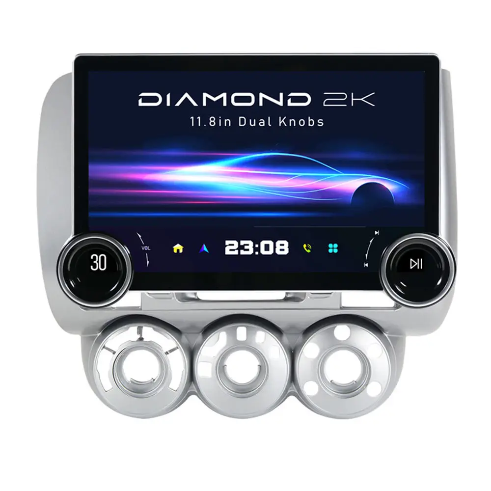 2K Screen 11.5 inch Android13 4+64/6+128G car audio Head Unit Universal radio 2000*1200 carplay gps navigator For Honda City S1