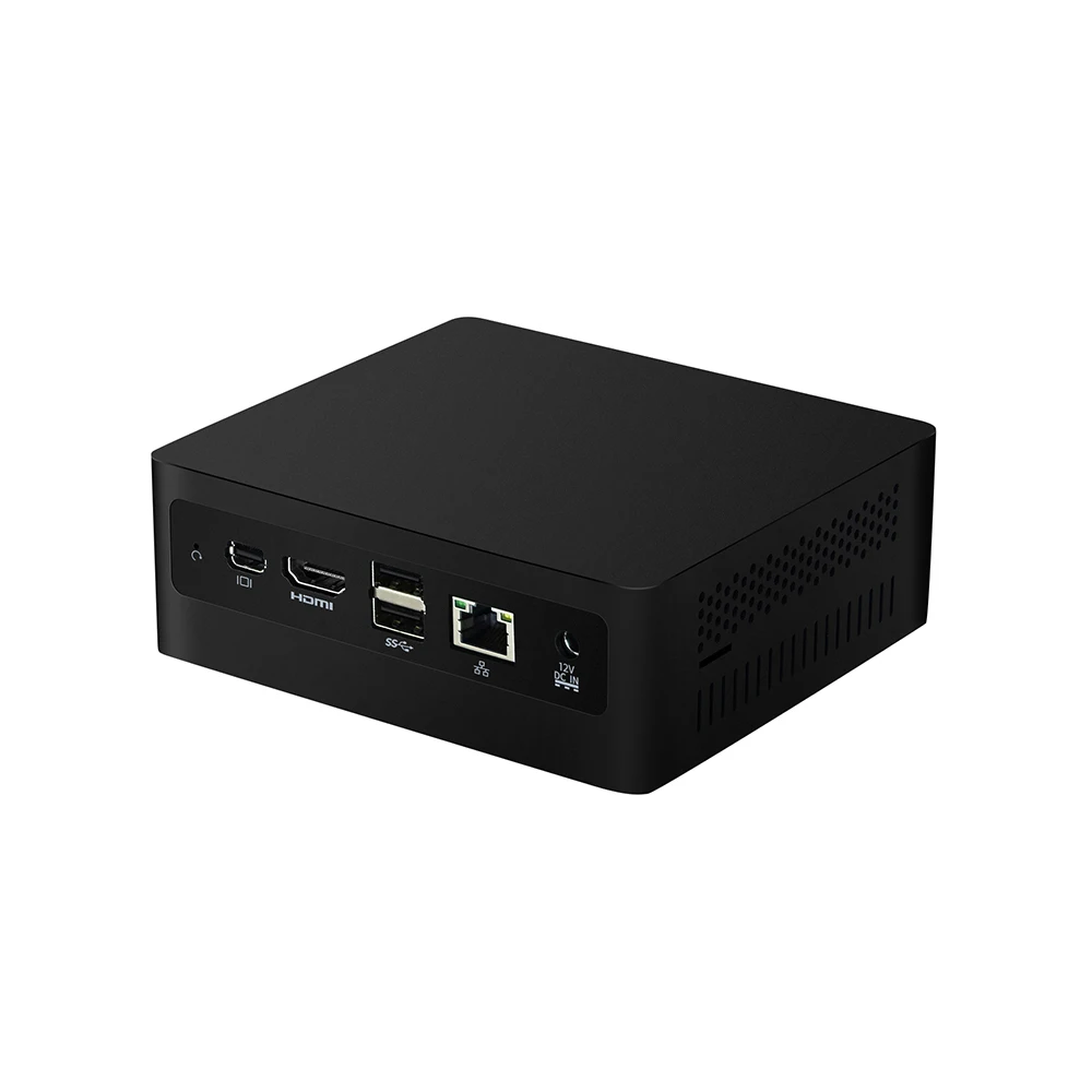  Дешевый безвентиляторный мини ITX ПК windows10 Intel J1900 J4105 8250U настольный