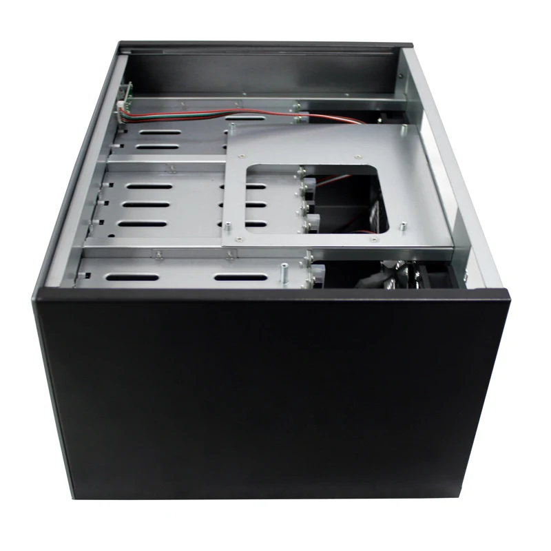 Mini server nas case large data storage 12 bays nas server case three 120mm fans