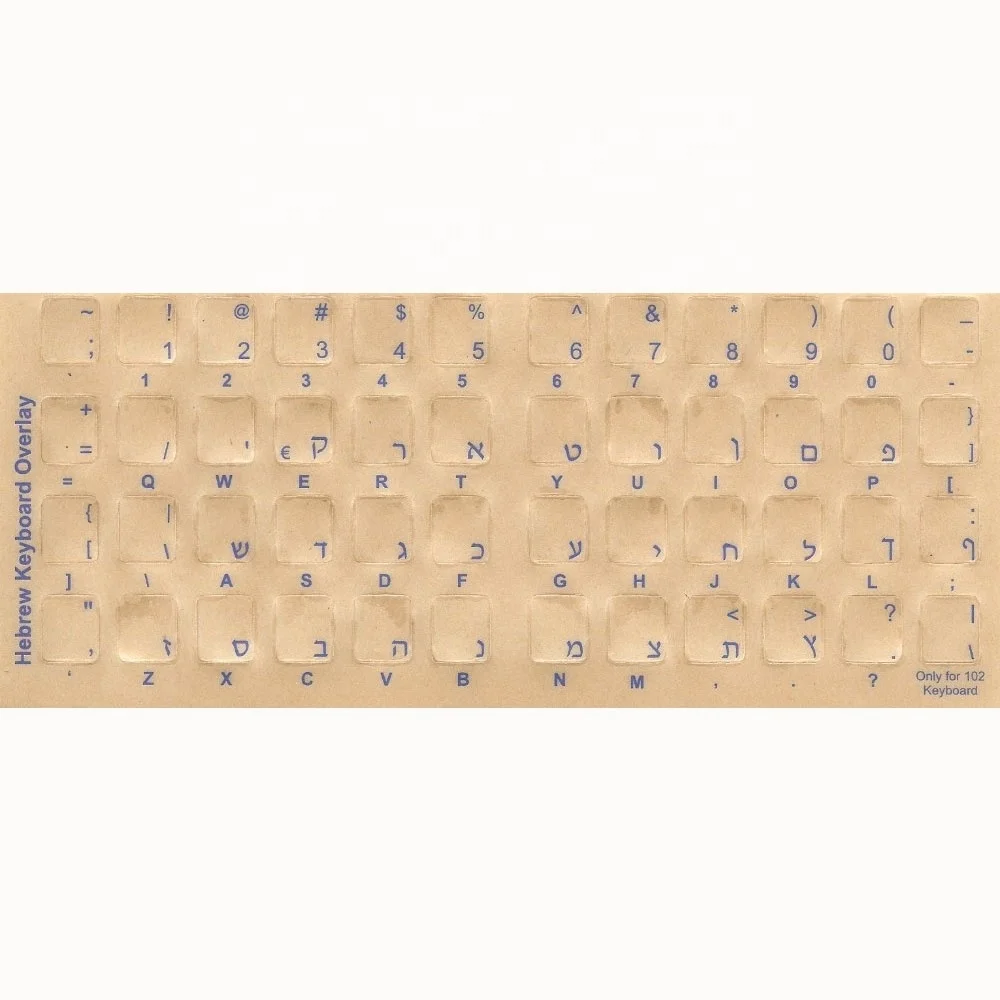 Laptop custom colorful anime russian Korean Arabic Fluorescent keyboard sticker