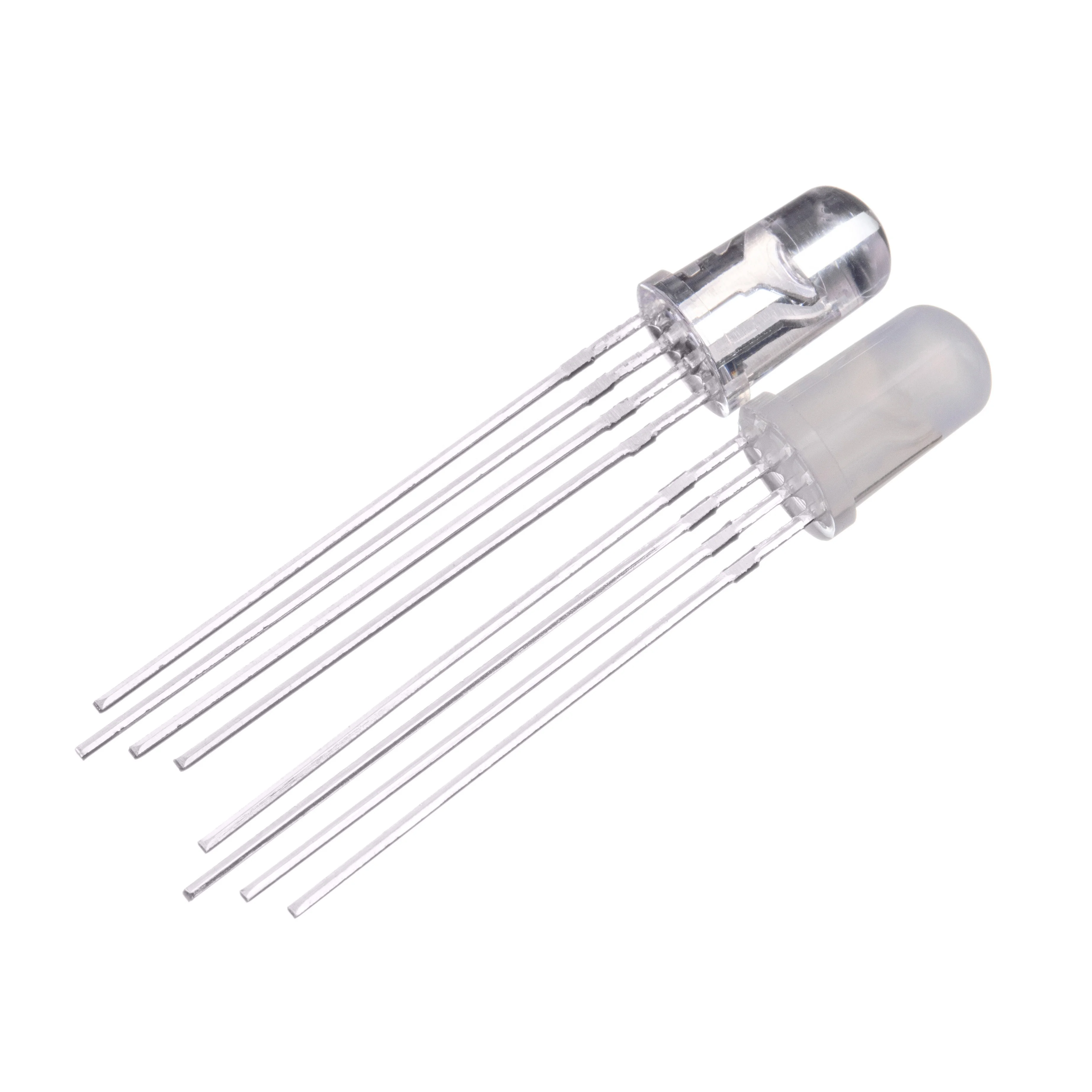 High Brightness 3mm 5mm 8mm 10mm Blue LED In-Line Lamps with Long and Short Feet