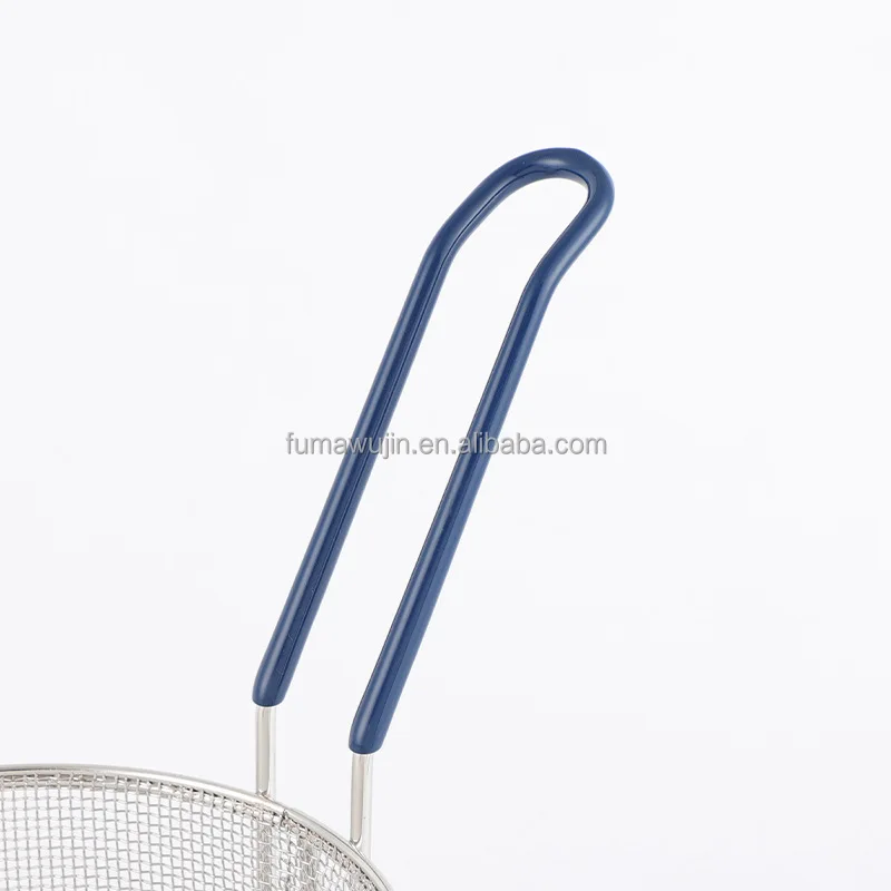 SS colander for noodles multifonction spaghetti vegetables filter basket fine mesh pasta basket cooking