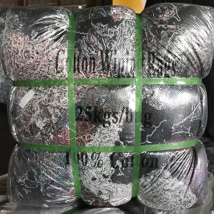 High Quality Best Price Color Mixed 100% Cotton Yarn Waste Supplier