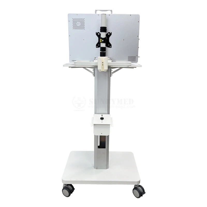 SY-POC-2T Medic Equip Endoscopy Metal Trolley With Two Shelves Medical Equipment Carry Producers Laparoscopic Cart