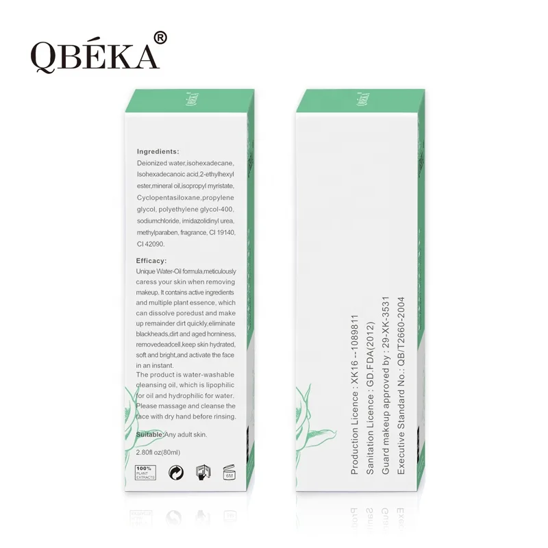 Factory In Stock Popular Cleansing Water Makeup Remover 80ml, Free Fragrance Deep clean No irritation