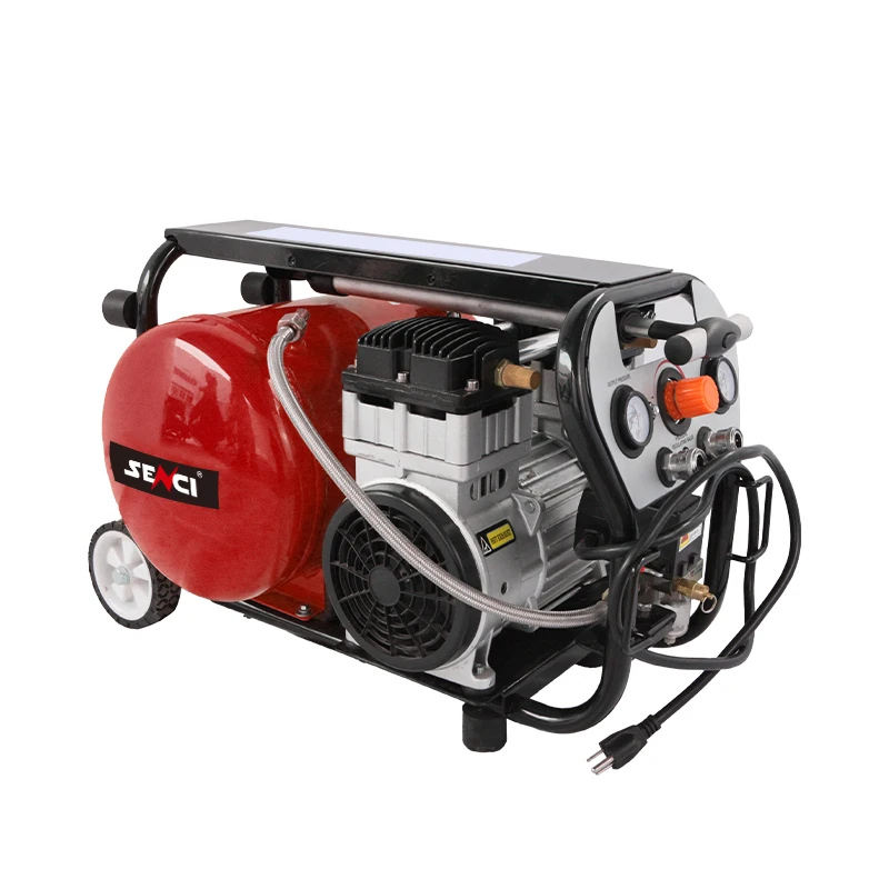 Senci безмасляный бесшумный воздушный компрессор Портативный поршневой воздушный компрессор с прямым приводом