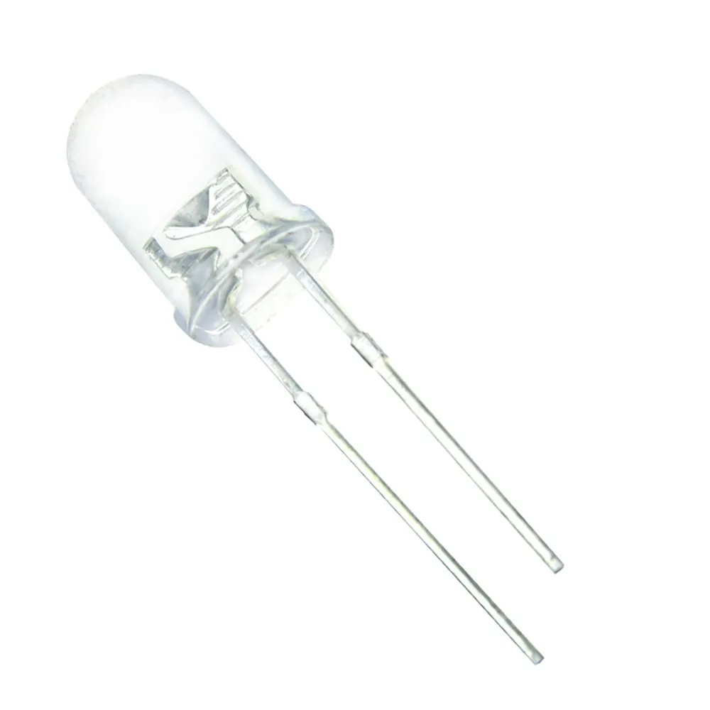 Factory epistar chip OEM ODM led plant growth chip 660nm lamp led of through hole 5mm round dip led