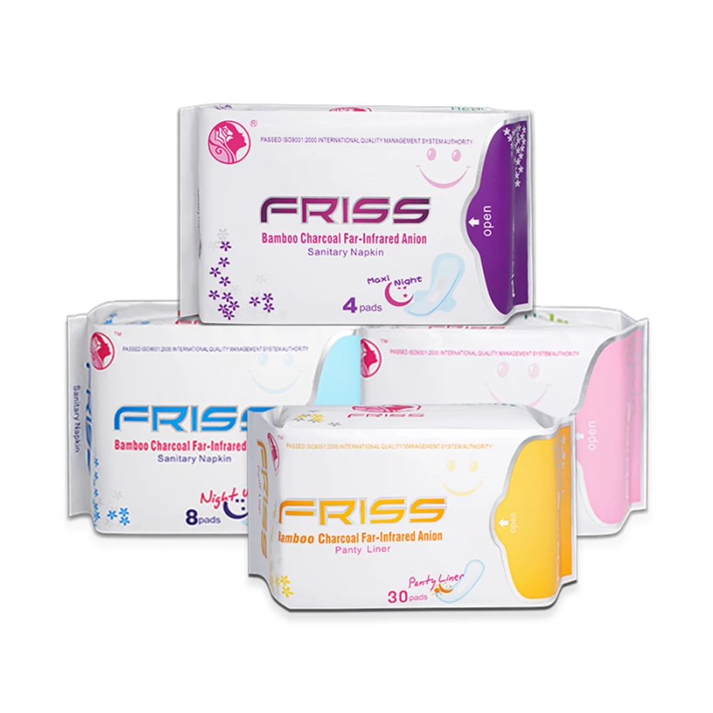 Factory stock high-end sanitary pad organic Cotton Anion Sanitary Napkins