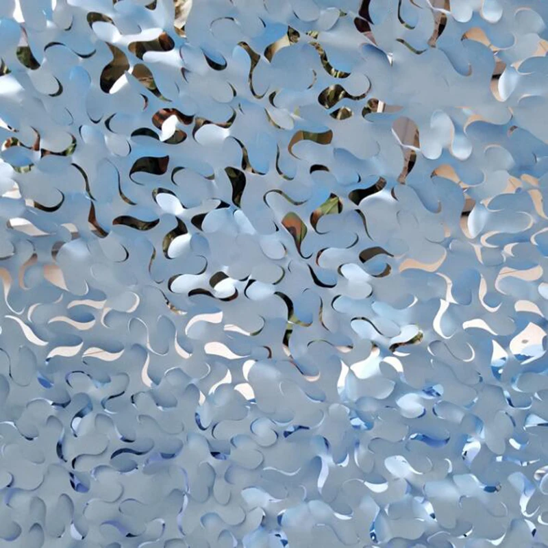Cheap fire retardant camouflage net ocean blue color Camouflage netting mesh